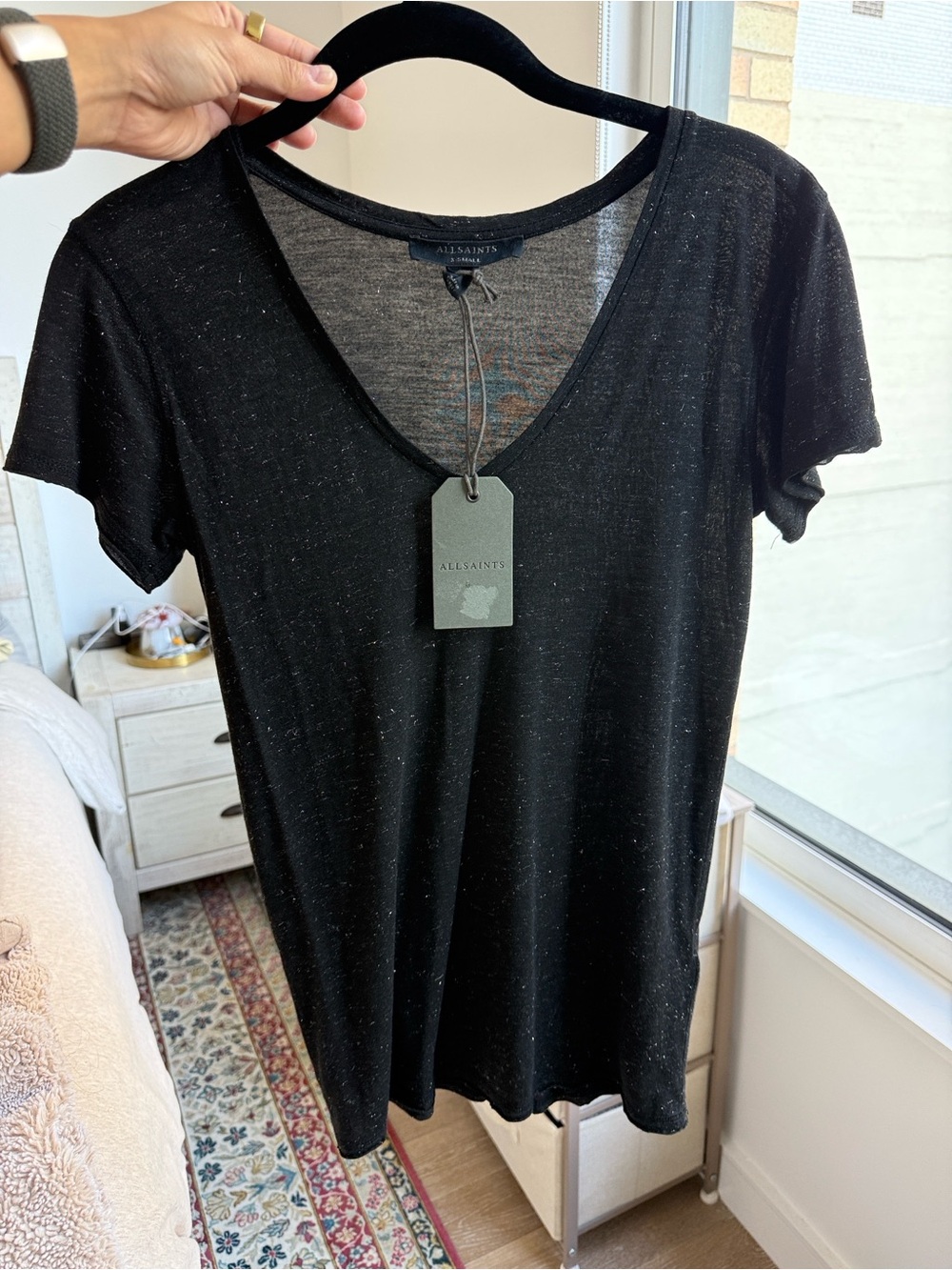 Allsaints Black T Shirt